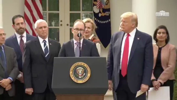 #Coronavirus - Donald Trump a déclaré l'Urgence nationale aux USA #Coronavirus - Donald Trump a déclaré l'Urgence nationale aux USA