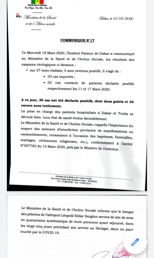 ​Coronavirus : le hangar des pèlerins de l’aéroport Léopold S. Senghor réquisitionné pour une mise en quarantaine