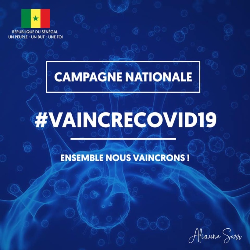 Alioune Sarr lance une campagne nationale contre le Coronavirus dénommée : #VaincreCovid19 Alioune Sarr lance une campagne nationale contre le Coronavirus dénommée : #VaincreCovid19