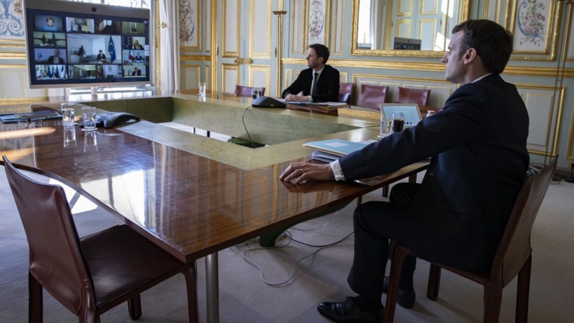 Coronavirus : pour Emmanuel Macron, la survie de l'Europe est en jeu Coronavirus : pour Emmanuel Macron, la survie de l'Europe est en jeu