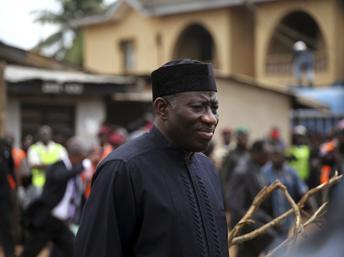 Goodluck Jonathan, le président du Nigeria à Lagos, le 4 juin 2012. REUTERS/Akintunde Akinleye
