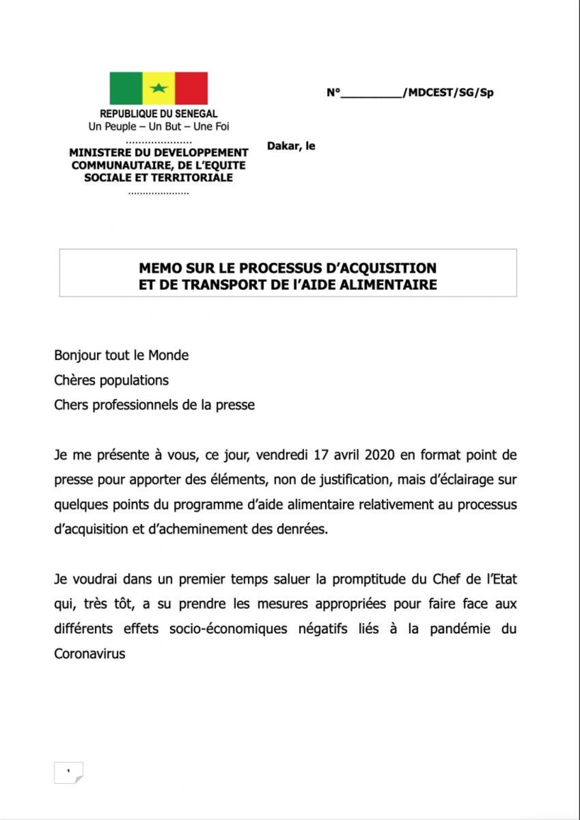 Processus d'acquisition et de transport de l'aide alimentaire (DOCUMENTS) Processus d'acquisition et de transport de l'aide alimentaire (DOCUMENTS)