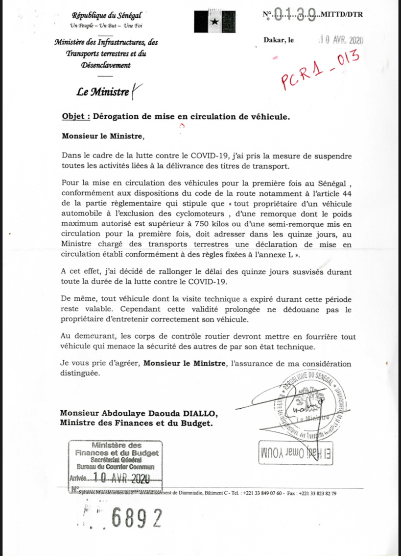 #Covid_19 - Toutes les visites techniques valables jusqu’à la fin du Covid19 (Document) #Covid_19 - Toutes les visites techniques valables jusqu’à la fin du Covid19 (Document)