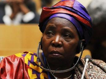 Le Dr Nkosazana Dlamini-Zuma, le 15 juillet 2012 au sommet de l'UA à Addis-Abeba.