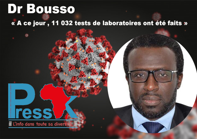 Coronavirus « à ce jour, 11 032 tests de laboratoires ont été faits » (Dr Bousso)