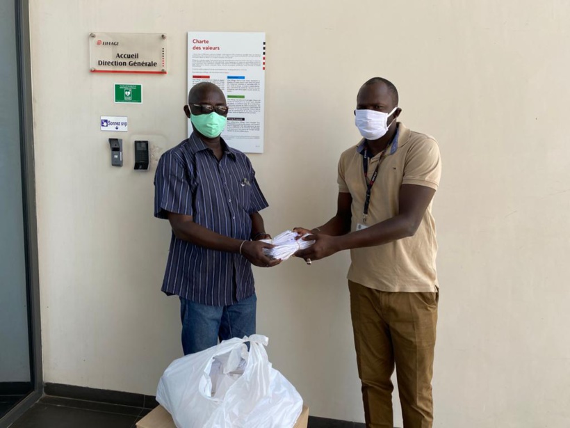 Lutte contre le Covid-19 : Après l'octroi d'un chèque de 15 millions FCFA à l’Asc Saltigué de Rufisque, l’Autoroute de l’Avenir offre des masques lavables