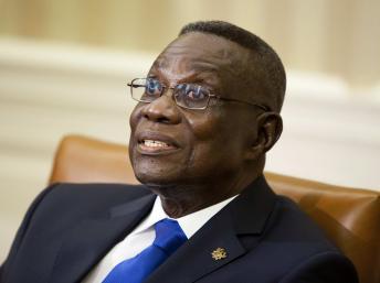Le président ghanéen John Atta-Mills, le 8 mars 2012. Reuters/Joshua Roberts/