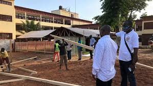 Centrafrique: un centre d'accueil en chantier pour accueillir les malades du Covid-19