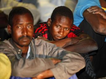 Des travailleurs migrants nigériens en Libye.
