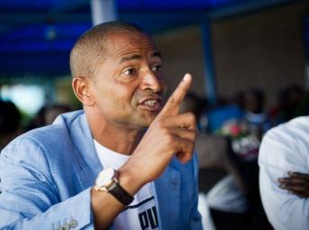 Moïse Katumbi Chapwe, gouverneur de la province du Katanga en RDC.