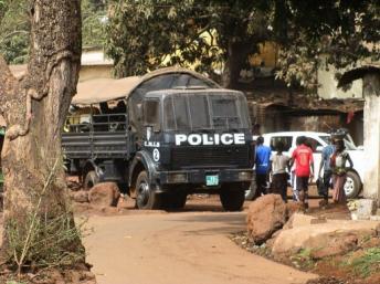 Conakry, 17 mars 2012. La police était intervenue brutalement pour disperser la manifestation de l'opposition.
