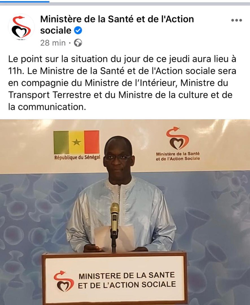 Covid-19 : le point sur la situation du jour décalé à 11 heures