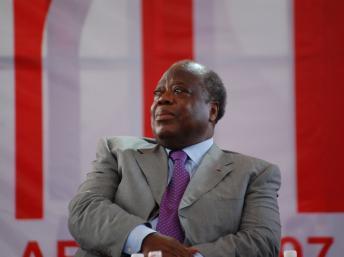 Le président de la CDVR Charles Konan Banny