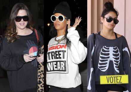 De Rihanna à Lana Del Rey : les stars fondent pour le sweat-shirt... et nous, on craque ou pas ?