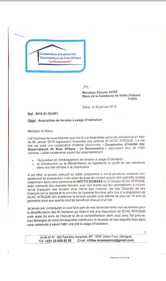 Notto Diobasse: Alioune Sarr protège le foncier au profit des générations futures, contre les activistes et les prédateurs