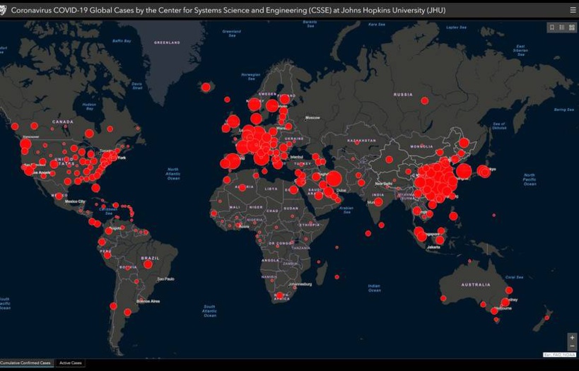 Coronavirus dans le monde, 382 morts aux Etats-Unis et 612 au brésil en 24h Coronavirus dans le monde, 382 morts aux Etats-Unis et 612 au brésil en 24h