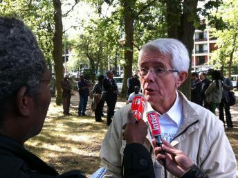 René Robert, le grand-père de Pierre Legrand, s'est fait le porte-parole des familles des quatre otages français.