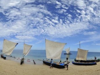 Le site touristique d'Anakao, l'un des plus connus de Madagascar.