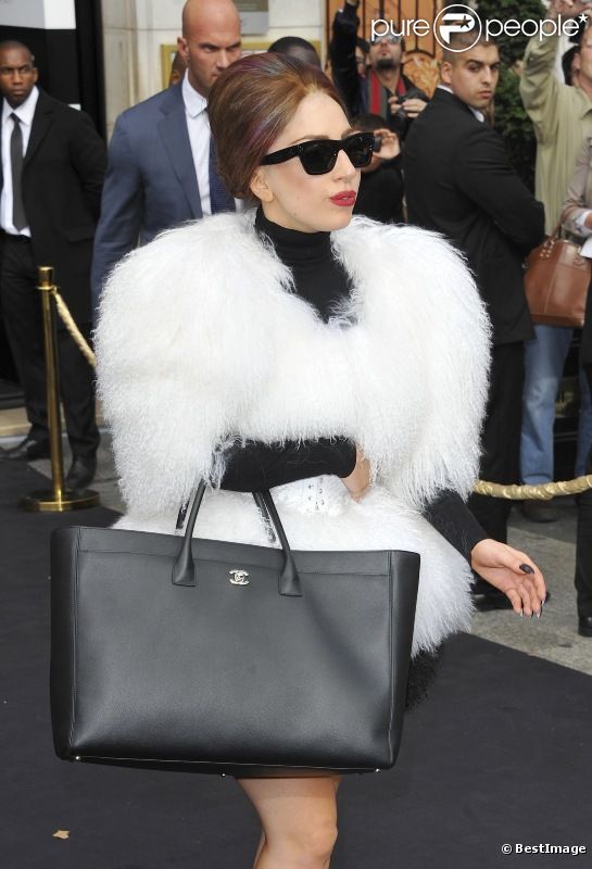 Lady Gaga : Jaguar fleurie, fourrure blanche... la diva a fait le show à Paris !