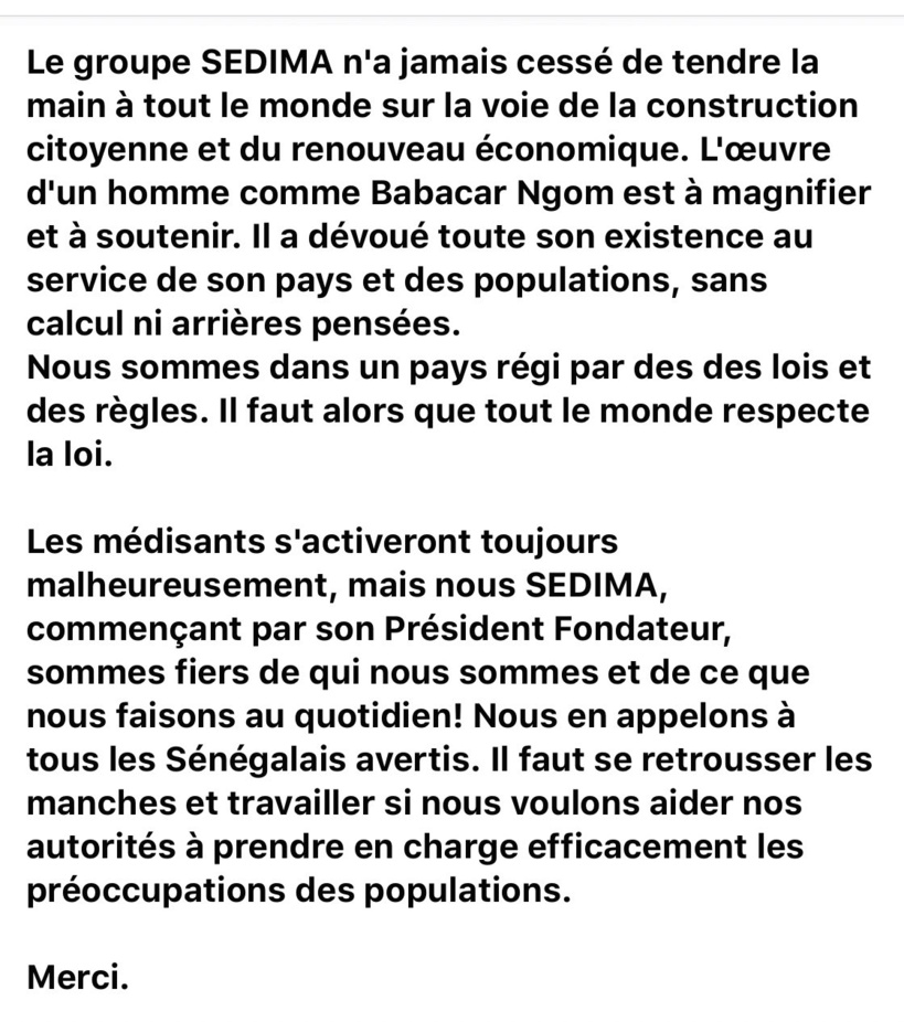 Babacar Ngom VS Paysans de Ndingler: des 76 hectares mal acquis à la sortie maladroite de sa fille Anta sur Facebook Babacar Ngom VS Paysans de Ndingler: des 76 hectares mal acquis à la sortie maladroite de sa fille Anta sur Facebook