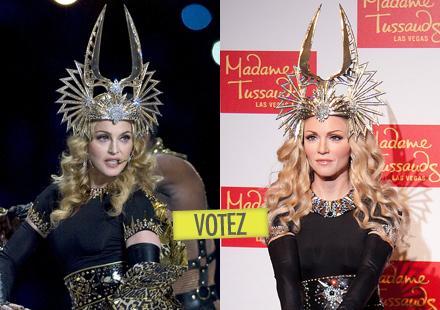 Madonna vs. sa statue de cire à Las Vegas : convaincante ou pas ?
