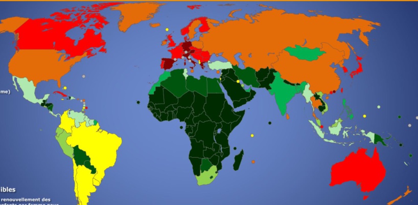 Population mondiale: Nous serons 8,8 milliards d'humains en 2100, moins qu'estimé par l'Onu Population mondiale: Nous serons 8,8 milliards d'humains en 2100, moins qu'estimé par l'Onu
