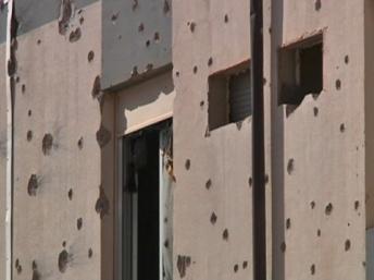 La ville de Bani Walid en Libye garde les traces des affrontements de ces derniers jours.