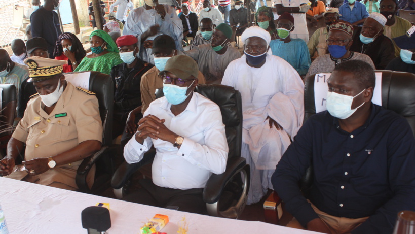 Sédhiou: Oumar Youm visite les travaux de construction du pont de Marssassoum (Vidéo)