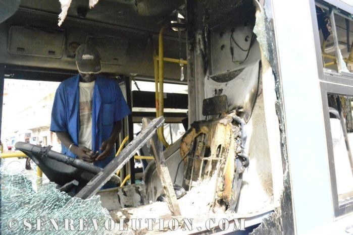 Bilan des manifestations des thiantacounes : 12 bus de Dakar Dem Dikk ruinés en 04 jours