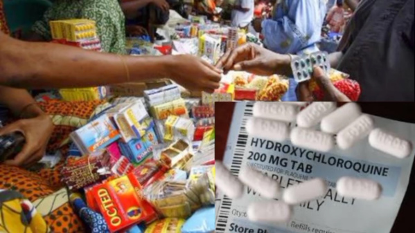 Des Sénégalais se procurent la Chloroquine à 15.000 FCfa la boîte à Keur Serigne Bi pour guérir de la Covid-19 (AUDIO) Des Sénégalais se procurent la Chloroquine à 15.000 FCfa la boîte à Keur Serigne Bi pour guérir de la Covid-19 (AUDIO)