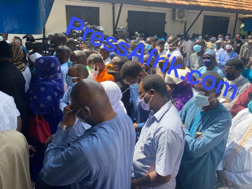 Hôpital Principal de Dakar: les images de la levée du corps de Babacar Touré
