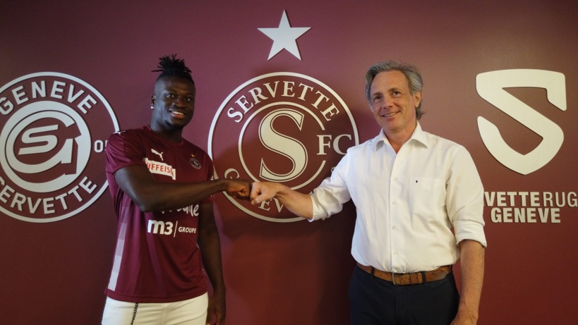 Le Sénégalais Arial Mendy très content de rejoindre le club suisse Servette FC