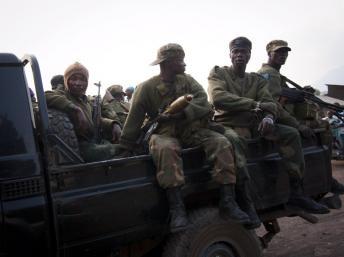 Des soldats de l'armée de RDC, le 4 août 2012.