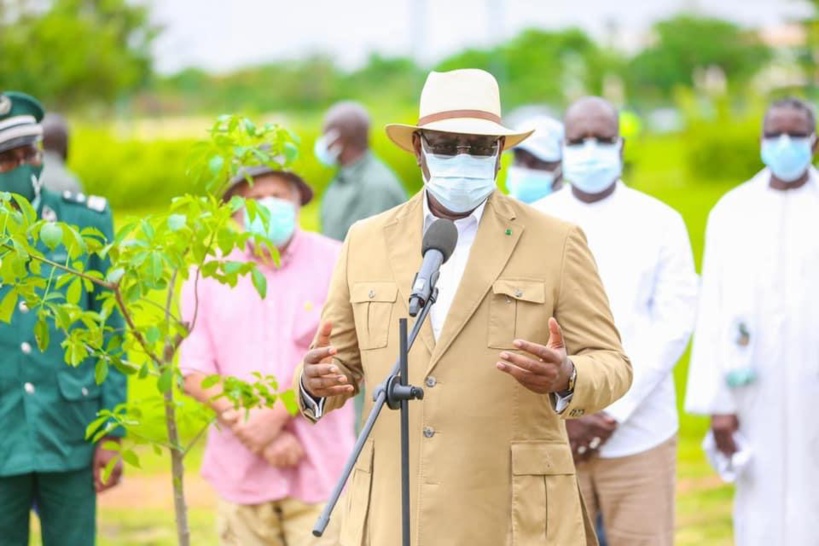 Journée internationale de l’Environnement: Macky plante son baobab et appelle les Sénégalais au reboisement Journée internationale de l’Environnement: Macky plante son baobab et appelle les Sénégalais au reboisement