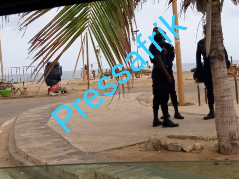 Interdiction de rassemblement dans les plages: la Corniche vide de son monde (IMAGES)