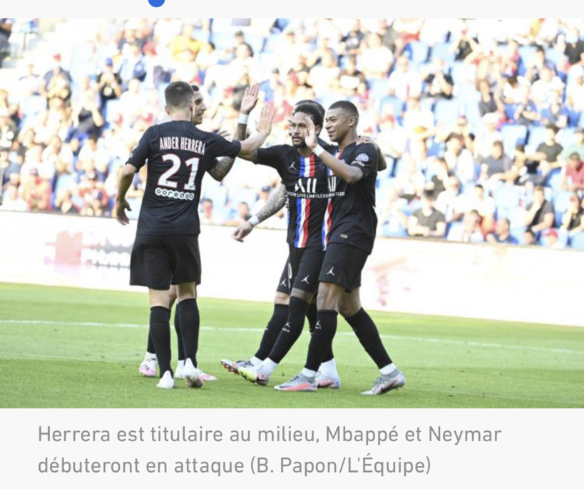 La composition du PSG face à Leipzig : Icardi sur le banc, une attaque Neymar - Mbappé - Di Maria La composition du PSG face à Leipzig : Icardi sur le banc, une attaque Neymar - Mbappé - Di Maria