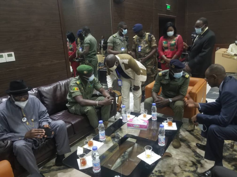 Mali: le médiateur de la Cédéao a rencontré le CNSP (IMAGES)