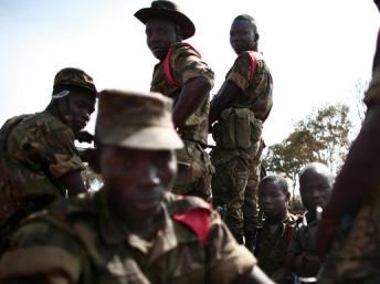 Soldats des Forces armées centrafricaines (Faca).