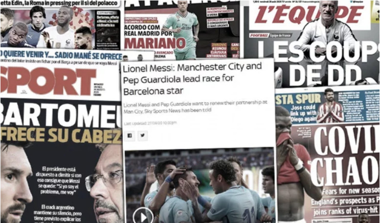 Neymar et Pep Guardiola draguent Leo Messi, le retour du Covid-19 fait trembler l'Europe