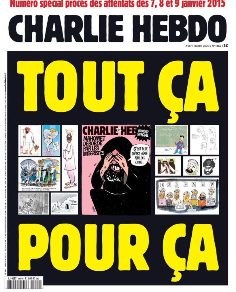«Nous ne renoncerons jamais» : Charlie Hebdo republie les caricatures de Mahomet «Nous ne renoncerons jamais» : Charlie Hebdo republie les caricatures de Mahomet