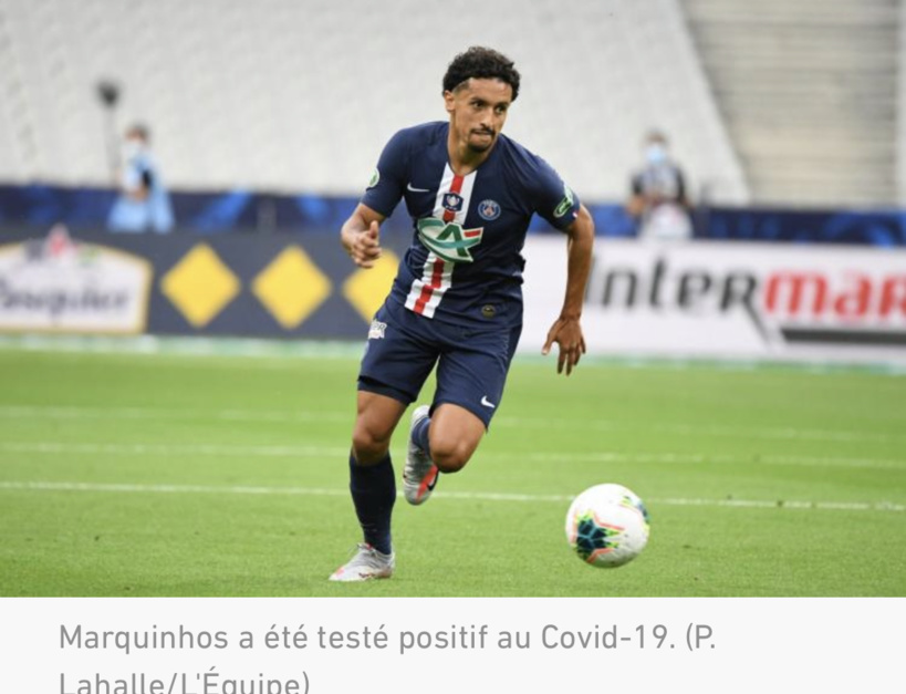 PSG: Marquinhos positif au Coronavirus PSG: Marquinhos positif au Coronavirus