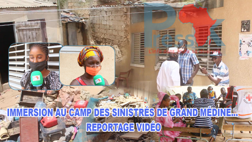 Immersion à l’école de Grand Médine... les éclaireurs, la Croix rouge et des volontaires au chevet des sinistrés. Reportage ! 