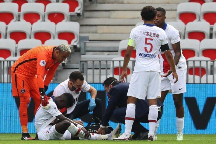 PSG: Idrissa Gana Gueye est sorti sur blessure à la 23e minute