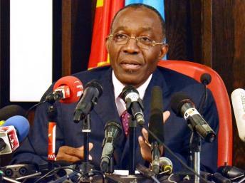 Le ministre congolais des Affaires étrangères, Raymond Tshibanda, le 19 juillet 2012.