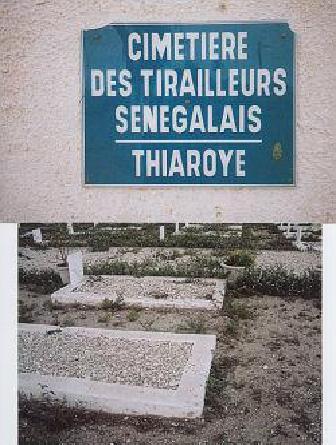 © Dr. P.Herzberger-Fofana. Le cimetière de Thiaroye, à 20 kms de Dakar,