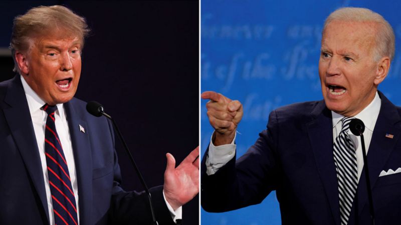 Débat de la présidentielle américaine de 2020: échanges chaotiques et insultes entre Donald Trump et Joe Biden