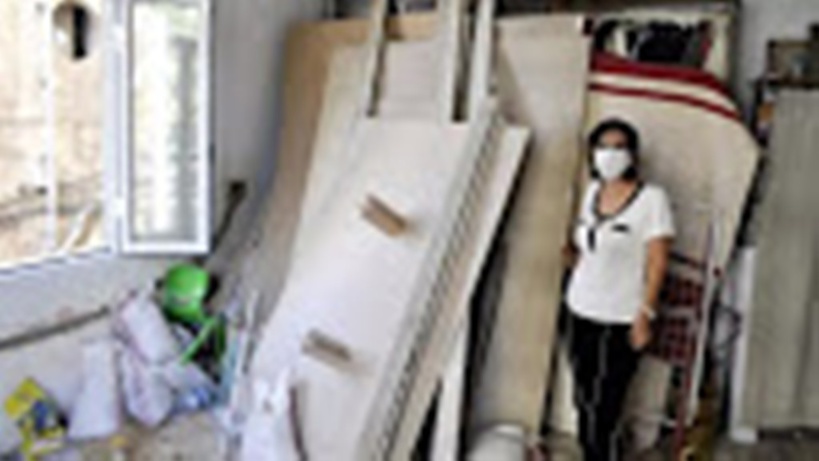 Explosions à Beyrouth : dans les quartiers sinistrés, les plaies sont toujours à vif Explosions à Beyrouth : dans les quartiers sinistrés, les plaies sont toujours à vif