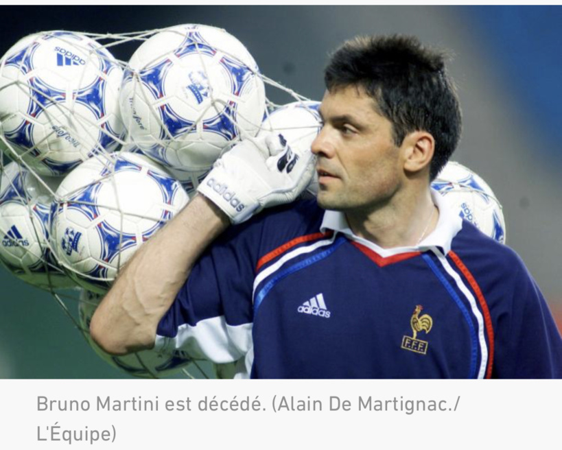 Bruno Martini, ancien gardien d'Auxerre et de l'équipe de France, est mort Bruno Martini, ancien gardien d'Auxerre et de l'équipe de France, est mort