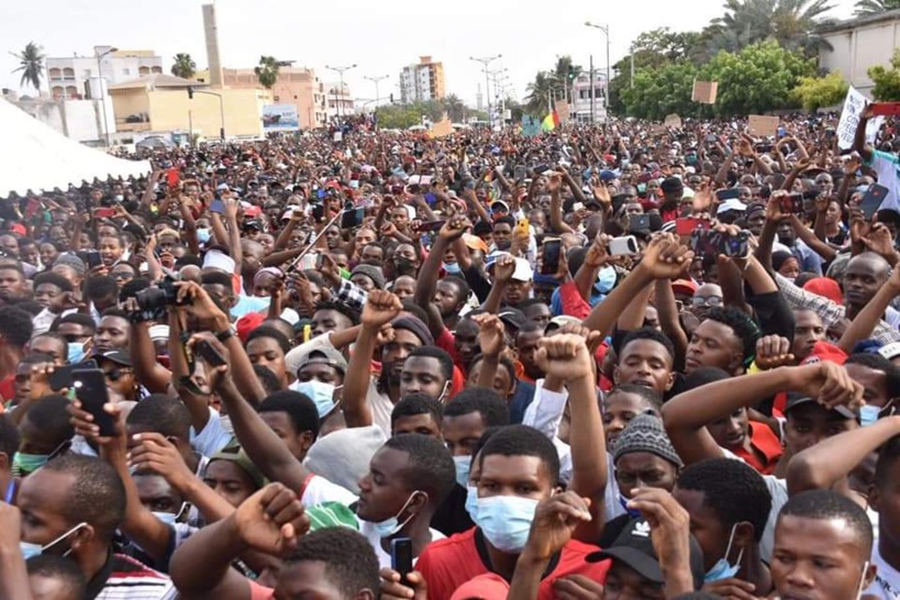 Les images de la manifestation des Guinéens à Dakar ce vendredi 30 octobre Les images de la manifestation des Guinéens à Dakar ce vendredi 30 octobre