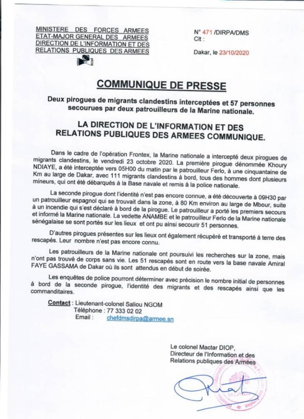 Plus de 480 Sénégalais morts en mer: À qui imputer ce crime contre l'humanité ?